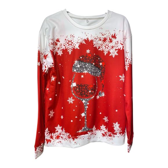 Christmas Holiday Cheer Sweatshirt Size Medium - Picture 2 of 4